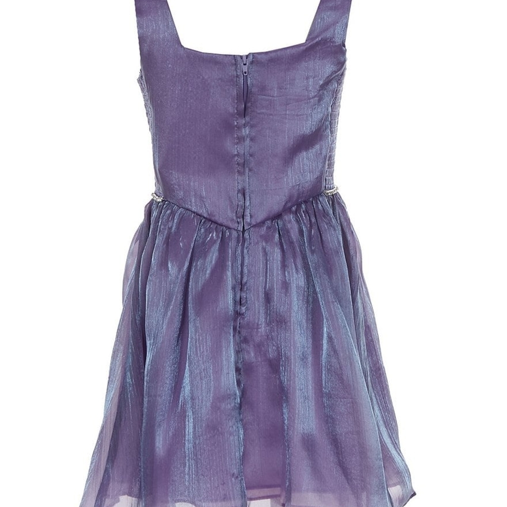 Rare Editions Girls Size 14 Elegant Purple Sleeveless Dress NWT